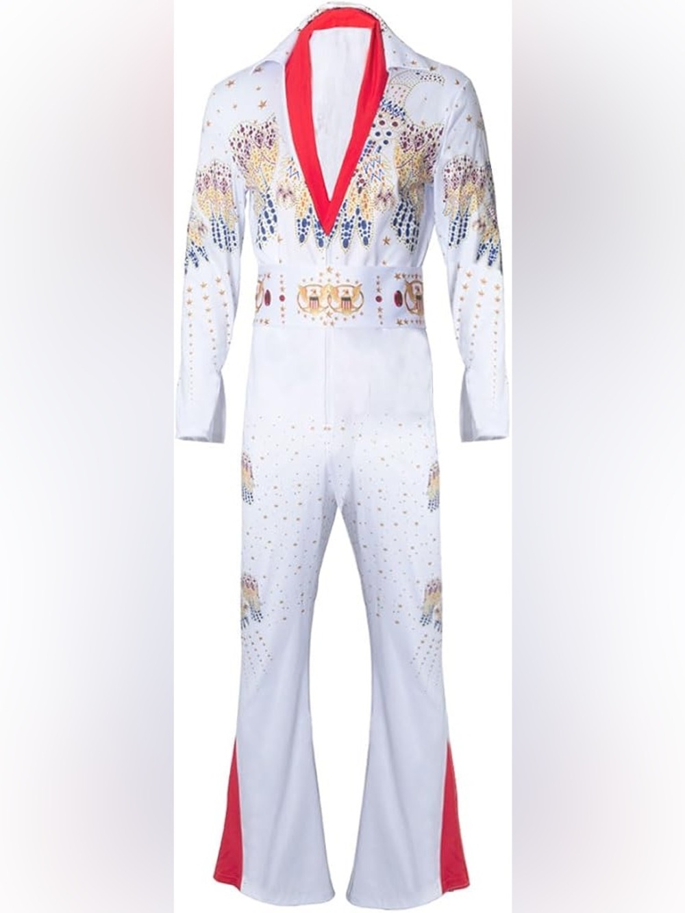 Rubie's Adult Elvis Presley Costume Extra Large, Jumpsuit, Belt & Scarf XL